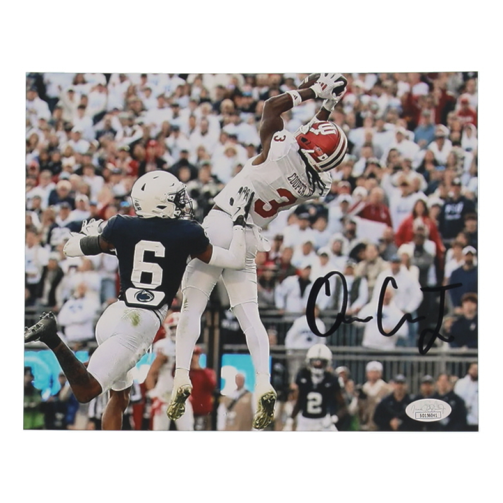 Omar Cooper Jr. Signed Indiana Hoosiers 8x10 Photo (JSA) at PristineAuction.com