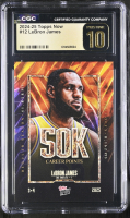 LeBron James 2024-25 Topps Now #12 (CGC PRISTINE 10 | Black Label) at PristineAuction.com