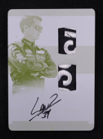 Landon Cassill 2017 Panini National Treasures Dual Firesuit Signatures Printing Plates Yellow #19 #1/1 at PristineAuction.com