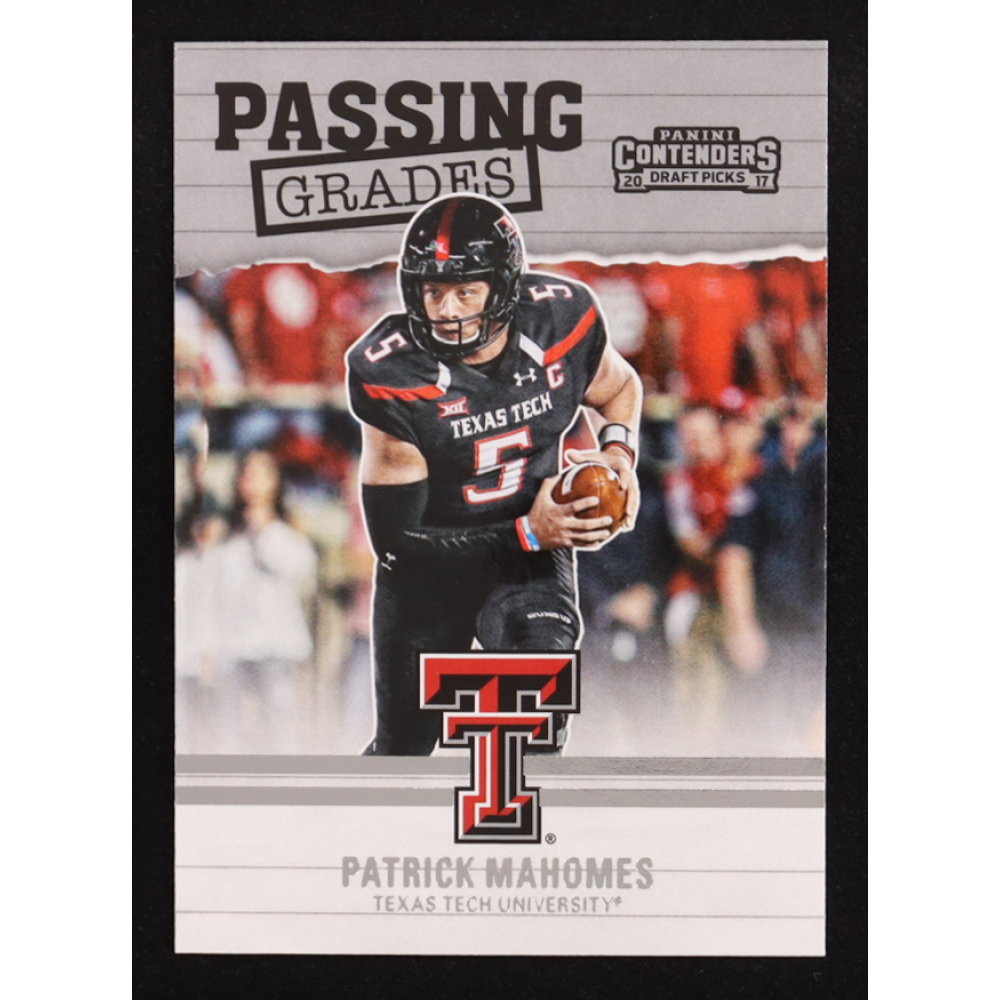 Patrick Mahomes II 2017 Panini Contenders Draft Picks Passing Grades #5 RC at PristineAuction.com