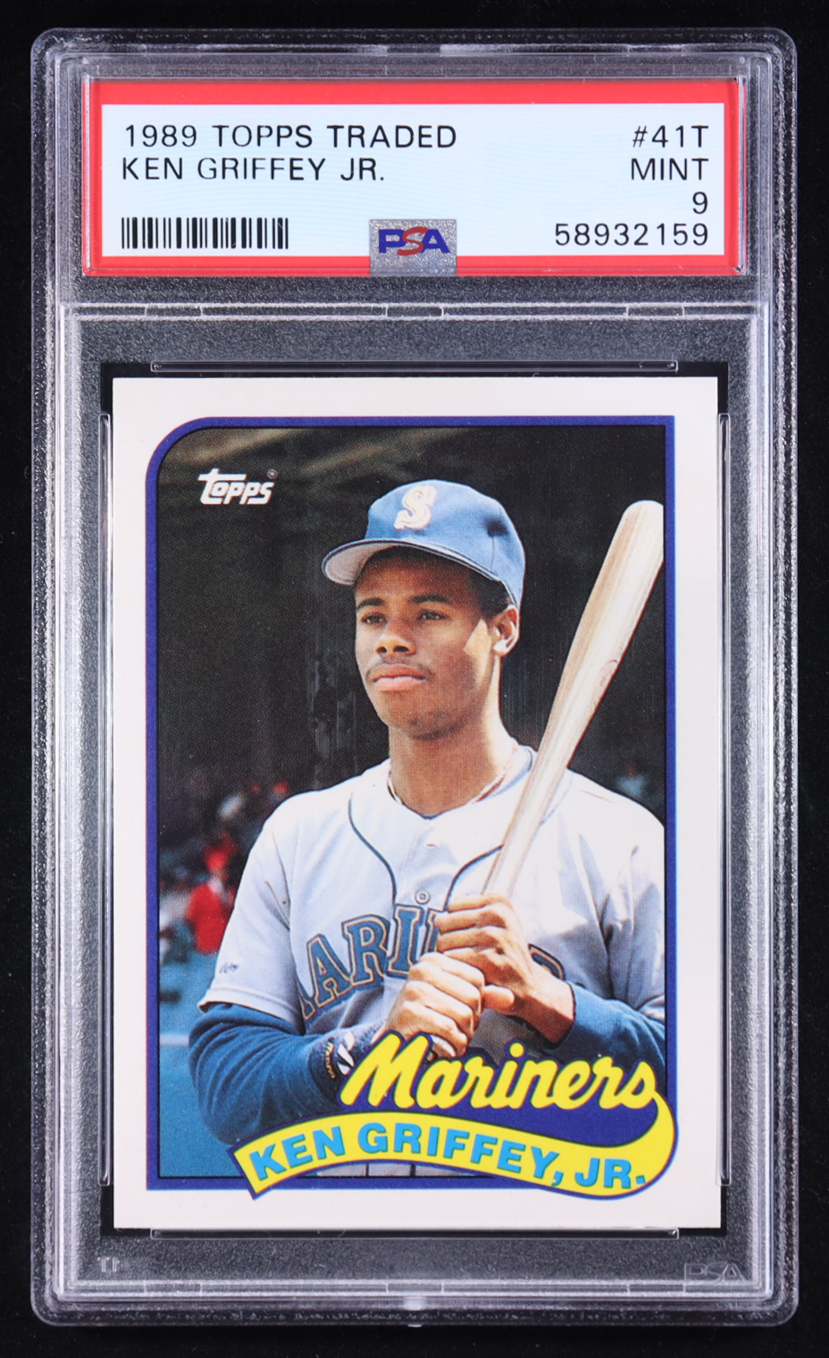 Ken Griffey Jr. 1989 Topps Traded #41T RC (PSA 9) at PristineAuction.com Ken Griffey Jr. 1989 Topps Traded #41T RC (PSA 9) at PristineAuction.com