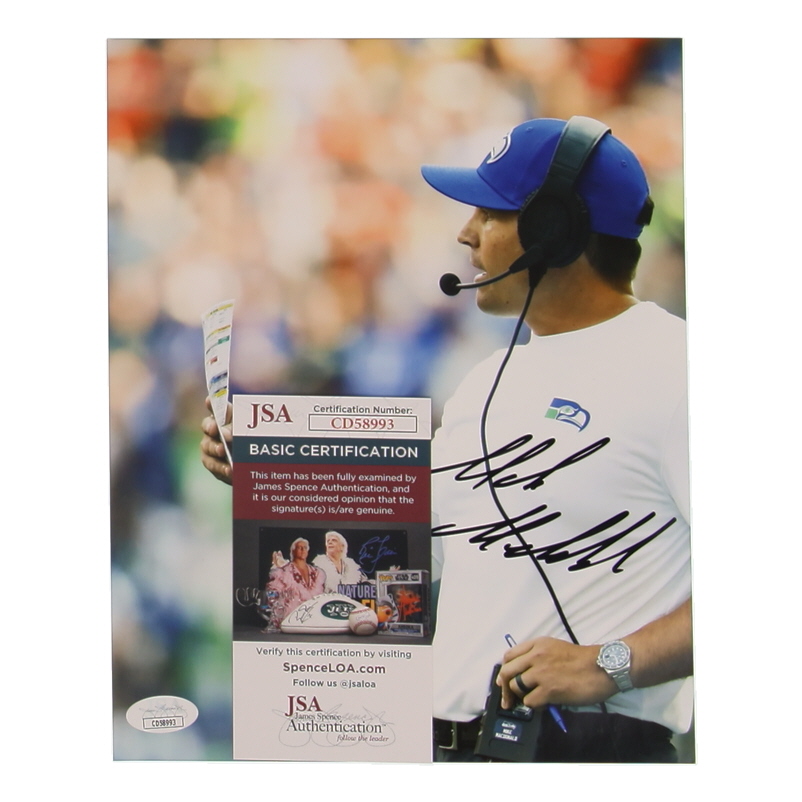 Mike MacDonald Signed Seahawks 8x10 Photo (JSA) at PristineAuction.com Mike MacDonald Signed Seahawks 8x10 Photo (JSA) at PristineAuction.com