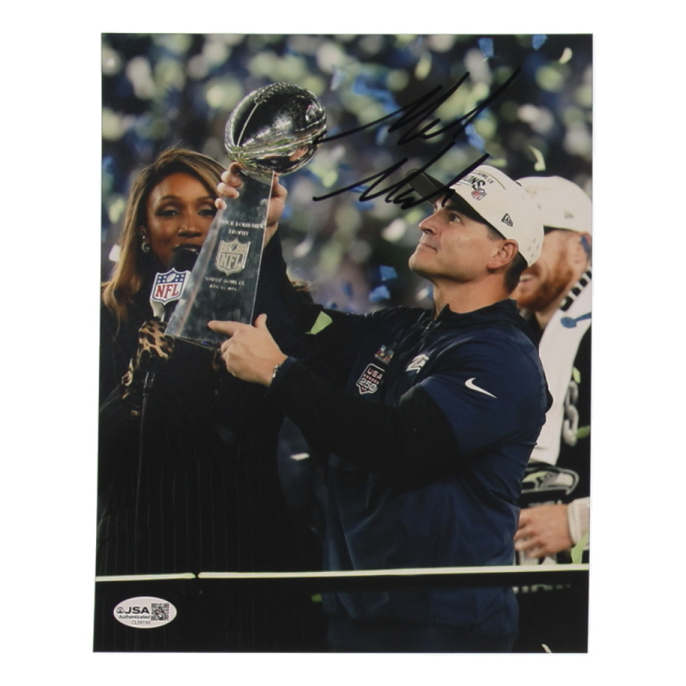 Mike MacDonald Signed Seahawks 8x10 Photo (JSA) at PristineAuction.com