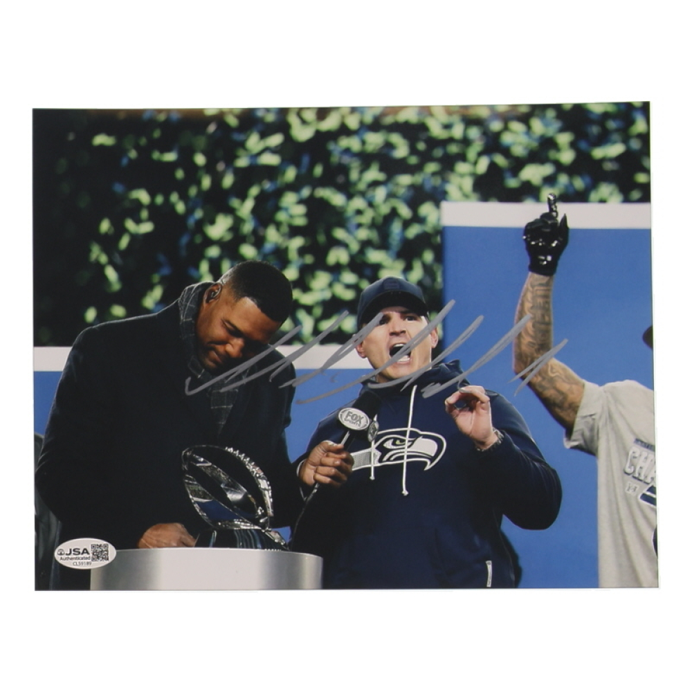 Mike MacDonald Signed Seahawks 8x10 Photo (JSA) at PristineAuction.com