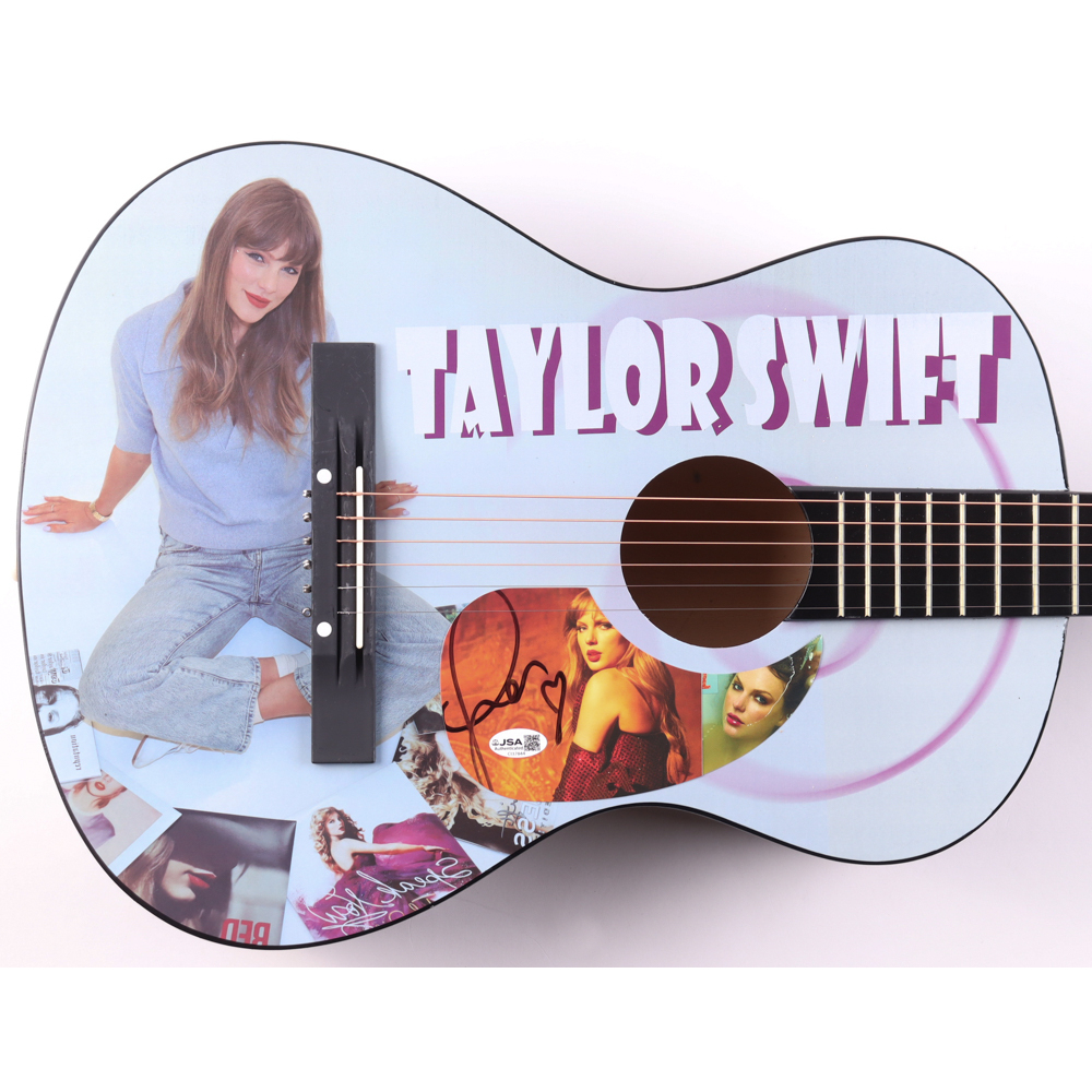 Taylor Swift Guitar with Signed Custom Insert Pickguard (JSA) at PristineAuction.com