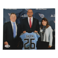 Robert Saleh Signed Titans 8x10 Photo (JSA) at PristineAuction.com