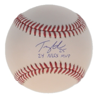Tommy Edman Signed OML Baseball Inscribed "24 NLCS MVP" (Tristar) at PristineAuction.com