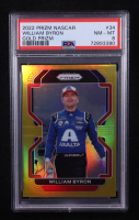 William Byron 2022 Panini Prizm Prizms Gold #34 #1/10 (PSA 8) at PristineAuction.com