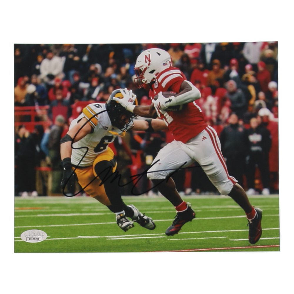 Emmett Johnson Signed Nebraska Cornhuskers 8x10 Photo (JSA) at PristineAuction.com