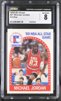 Michael Jordan 1989-90 Hoops AS #21 (CGC 8) at PristineAuction.com