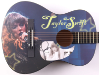 Taylor Swift Guitar with Signed Custom Insert Pickguard (JSA) at PristineAuction.com