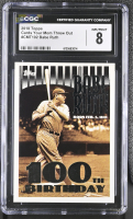 Babe Ruth 2010 Topps Cards Your Mom Threw Out #CMT102 (CGC 8) at PristineAuction.com