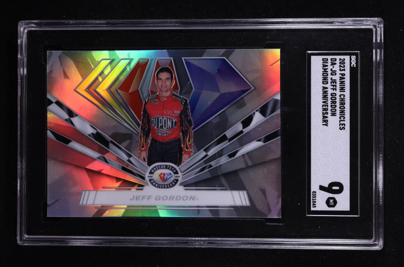 Jeff Gordon 2023 Panini Chronicles Diamond Anniversary #2 (SGC 9) at PristineAuction.com Jeff Gordon 2023 Panini Chronicles Diamond Anniversary #2 (SGC 9) at PristineAuction.com
