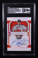 Dale Earnhardt Jr. 2023 Panini National Treasures NASCAR Diamond Anniversary Signatures Holo Silver #6 #9/15 (SGC 9 | Autograph Graded SGC 10) at PristineAuction.com