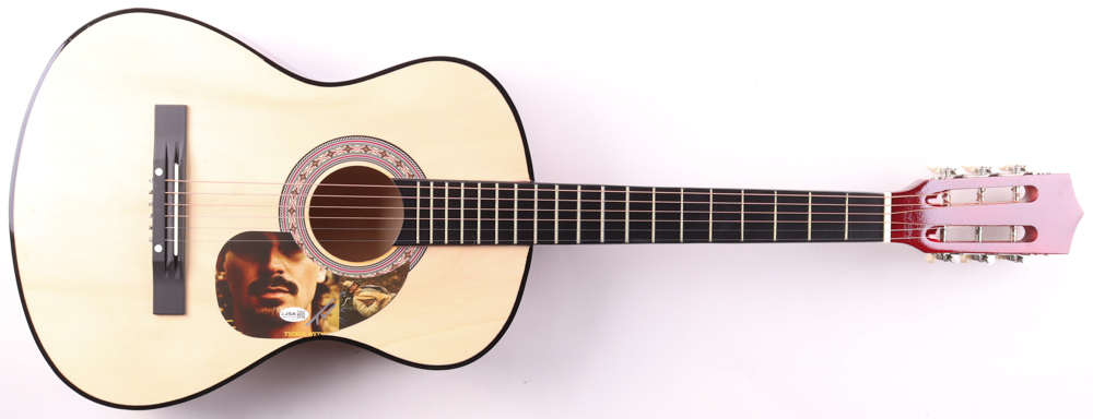 Tucker Wetmore Guitar with Signed Custom Insert Pickguard (JSA) at PristineAuction.com Tucker Wetmore Guitar with Signed Custom Insert Pickguard (JSA) at PristineAuction.com