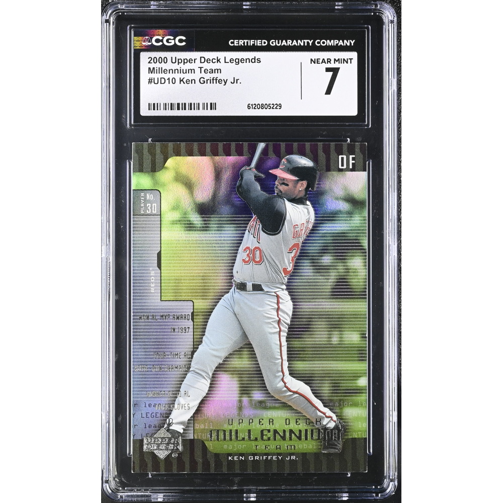 Ken Griffey Jr. 2000 Upper Deck Legends Millennium Team #UD10 (CGC 7) at PristineAuction.com