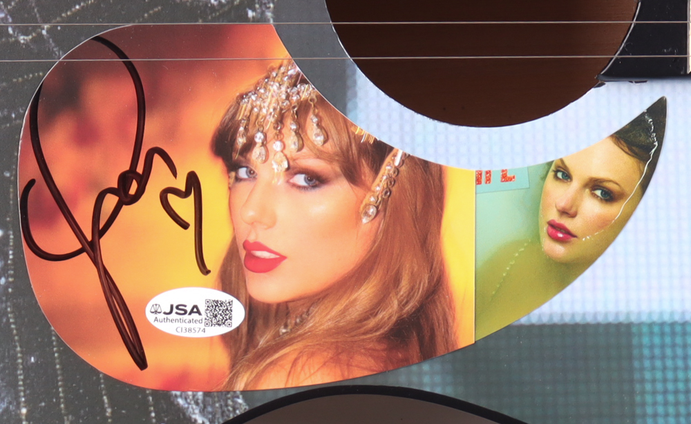 Taylor Swift Guitar with Signed Custom Insert Pickguard (JSA) at PristineAuction.com Taylor Swift Guitar with Signed Custom Insert Pickguard (JSA) at PristineAuction.com
