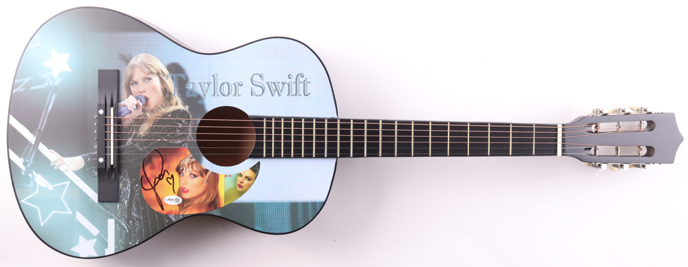 Taylor Swift Guitar with Signed Custom Insert Pickguard (JSA) at PristineAuction.com Taylor Swift Guitar with Signed Custom Insert Pickguard (JSA) at PristineAuction.com