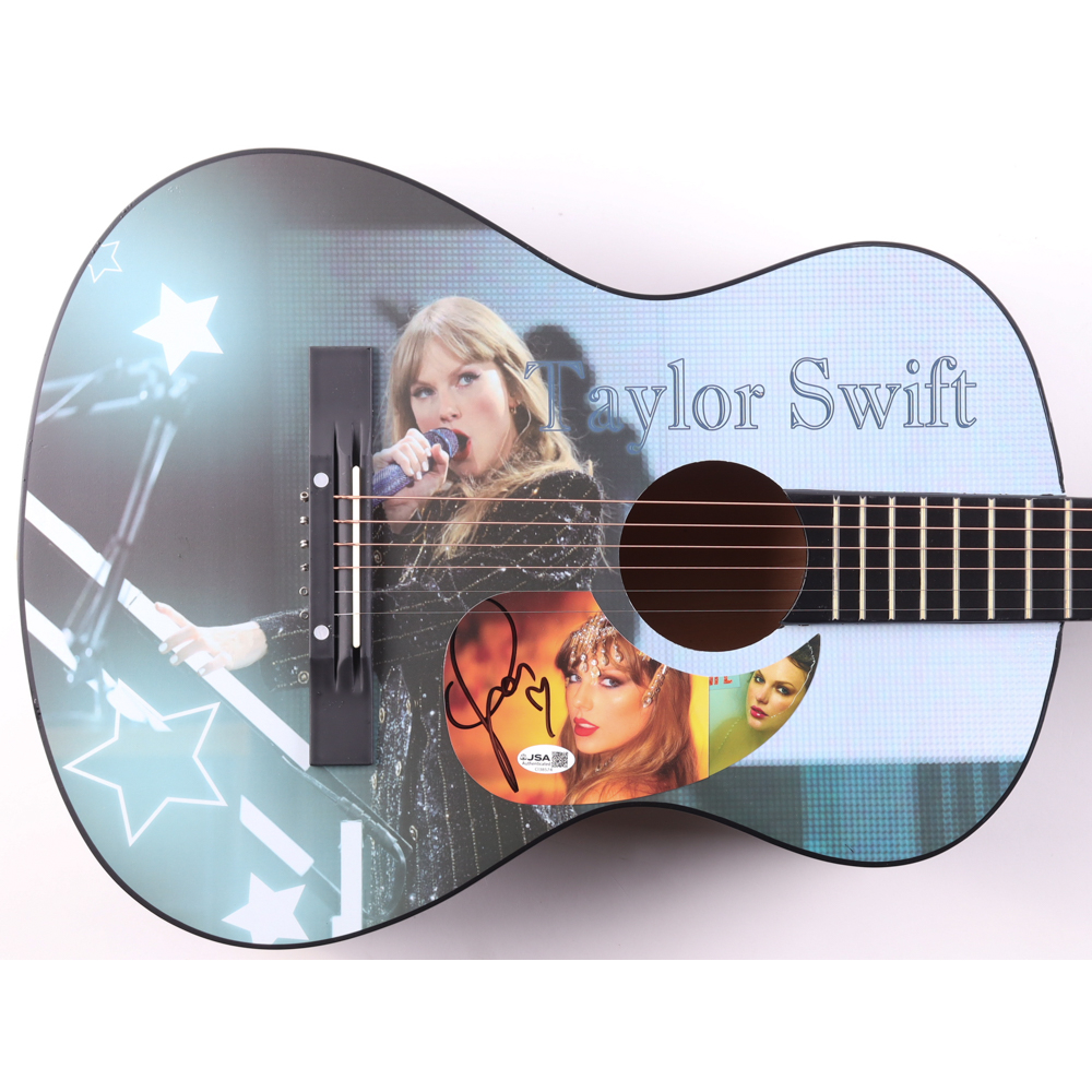 Taylor Swift Guitar with Signed Custom Insert Pickguard (JSA) at PristineAuction.com