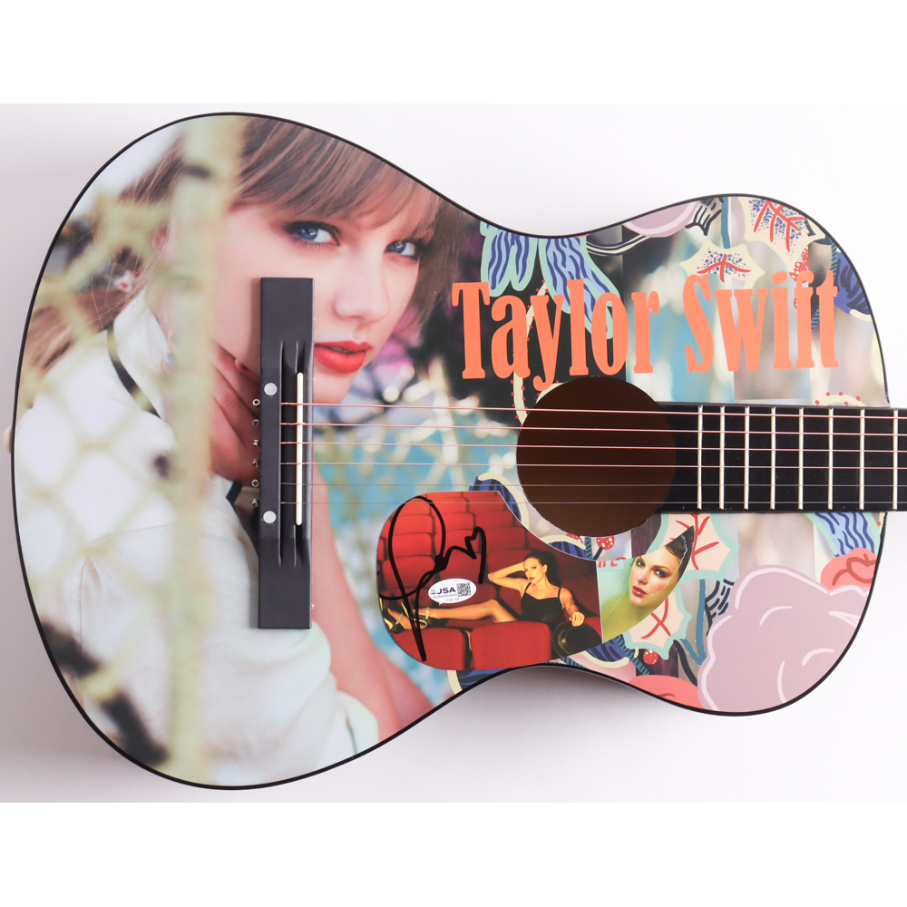 Taylor Swift Guitar with Signed Custom Insert Pickguard (JSA) at PristineAuction.com