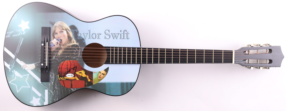 Taylor Swift Guitar with Signed Custom Insert Pickguard (JSA) at PristineAuction.com Taylor Swift Guitar with Signed Custom Insert Pickguard (JSA) at PristineAuction.com