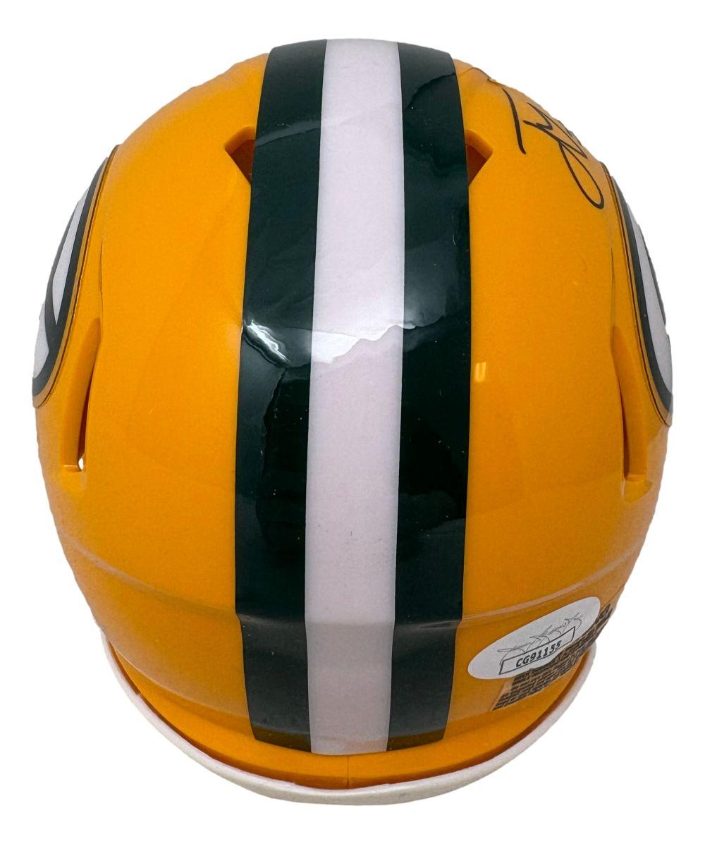 Jordan Love Signed Packers Speed Mini Helmet (JSA) at PristineAuction.com Jordan Love Signed Packers Speed Mini Helmet (JSA) at PristineAuction.com