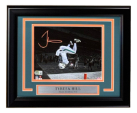 Tyreek Hill Signed Dolphins Custom Framed Photo (Beckett) at PristineAuction.com