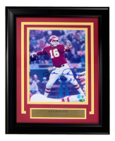 Len Dawson Signed Chiefs Custom Framed Photo Inscribed "HOF 87" (Beckett) at PristineAuction.com