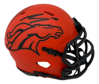 Bo Nix Signed Broncos Rave Alternate Speed Mini Helmet (Beckett) at PristineAuction.com