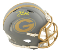 Jordan Love Signed Packers Slate Alternate Speed Mini Helmet (JSA) at PristineAuction.com