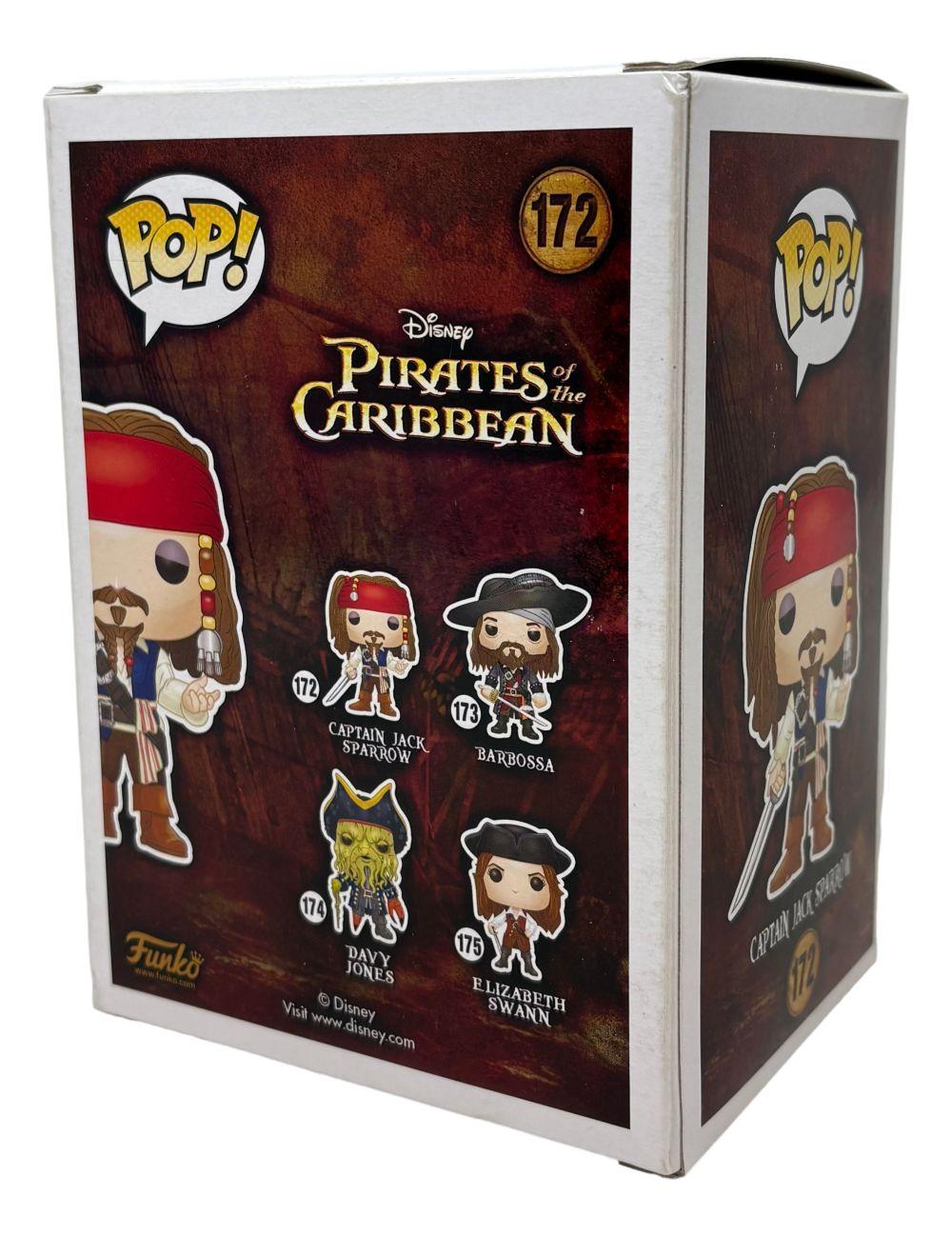 Johnny Depp Signed "Pirates Of The Caribbean" #172 Captain Jack Sparrow Funko Pop! Vinyl Figure (PSA) at PristineAuction.com Johnny Depp Signed "Pirates Of The Caribbean" #172 Captain Jack Sparrow Funko Pop! Vinyl Figure (PSA) at PristineAuction.com