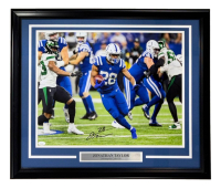 Jonathan Taylor Signed Colts Custom Framed Photo (JSA) at PristineAuction.com