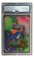 Kevin Garnett Signed 1995-96 Hoops #272 RC (PSA) at PristineAuction.com