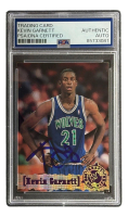 Kevin Garnett Signed 1995 Topps #343 RC (PSA) at PristineAuction.com