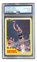 George Gervin Signed 1981 Topps #106 (PSA) at PristineAuction.com