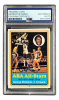 George McGinnis Signed 1973 Topps #180 (PSA) at PristineAuction.com