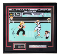 Ralph Macchio & William Zabka Signed "The Karate Kid" Custom Framed Photo Display with NES Controller (Tristar) at PristineAuction.com