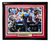 Kyle Schwarber Signed Phillies Custom Framed Photo (PSA) at PristineAuction.com