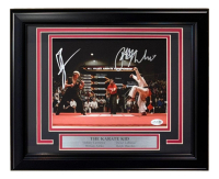 Ralph Macchio & William Zabka Signed "The Karate Kid" Custom Framed Photo Display (JSA) at PristineAuction.com