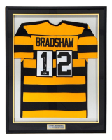 Terry Bradshaw Signed Custom Framed Jersey (Beckett) at PristineAuction.com
