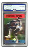 Julius Erving Signed 1999-00 Upper Deck Julius Erving Heroes #H55 (PSA) at PristineAuction.com