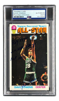 Dave Cowens Signed 1977 Topps #131 Inscribed "ROY 71", "2x NBA Champ" & "HOF 1991" (PSA) at PristineAuction.com