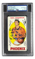 Gail Goodrich Signed 1969-70 Topps #2 Inscribed "HOF 96", "5x All Star" & "72 NBA Champ" (PSA) at PristineAuction.com