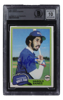 Harold Baines Signed 1981 Topps #347 RC (BGS | Auto 10) at PristineAuction.com