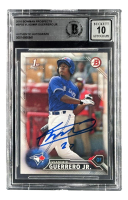 Vladimir Guerrero Jr. Signed 2016 Bowman Prospects #BP55 RC (BGS | Auto 10) at PristineAuction.com