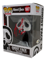 Matthew Lillard Signed "Scream" #1607 Ghost Face Funko Pop! Vinyl Figure Inscribed "Stu" (JSA) at PristineAuction.com