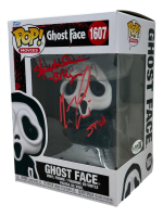 Matthew Lillard & Skeet Ulrich Signed "Scream" #1607 Ghost Face Funko Pop! Vinyl Figure Inscribed "Stu" & "Billy" (JSA) at PristineAuction.com