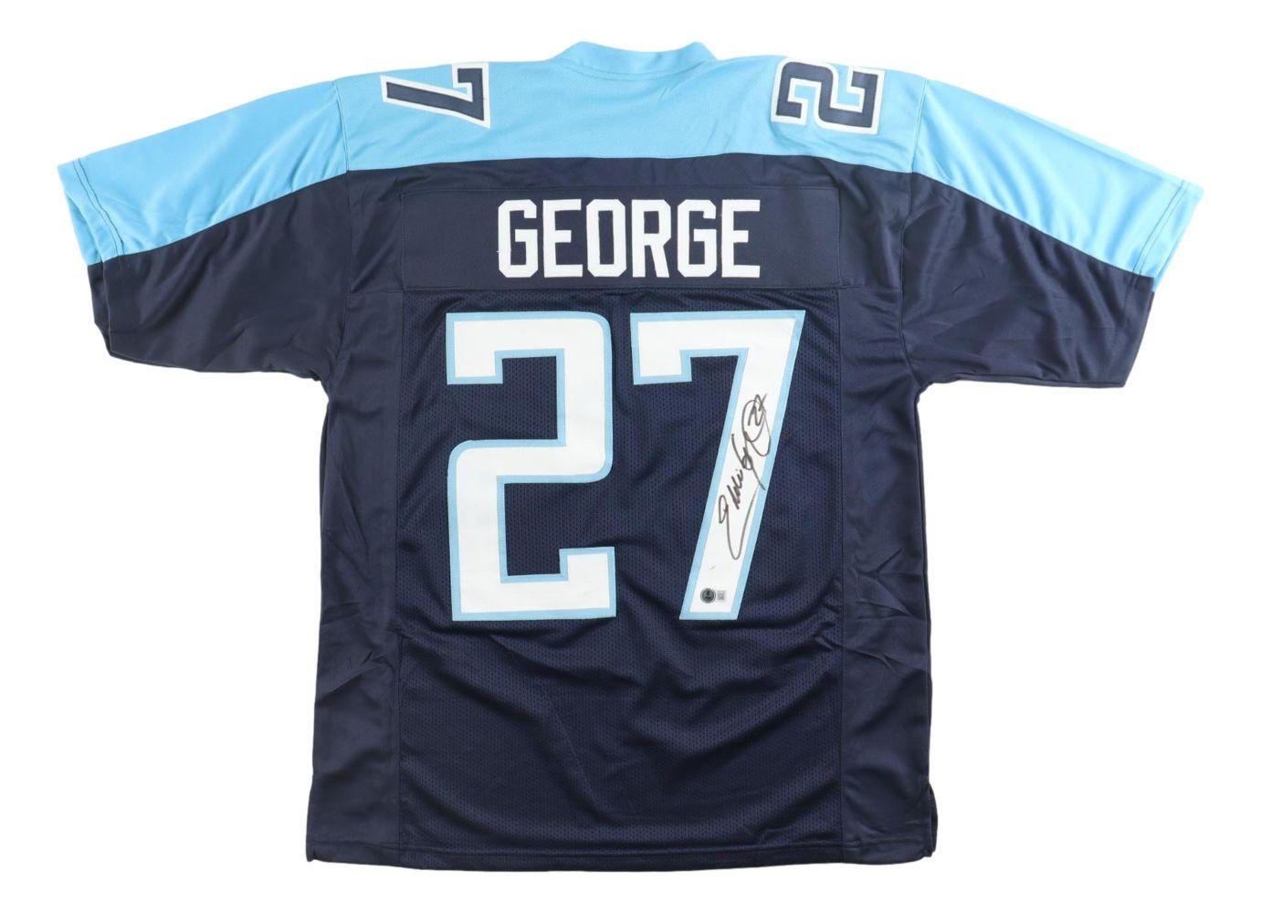 Eddie George Signed Jersey (Beckett) at PristineAuction.com Eddie George Signed Jersey (Beckett) at PristineAuction.com