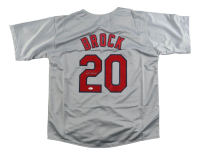 Lou Brock Signed Jersey (JSA) at PristineAuction.com