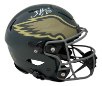 Brian Dawkins Signed Eagles Full-Size Authentic On-Field Salute to Service Alternate Speedflex Helmet (Beckett) at PristineAuction.com
